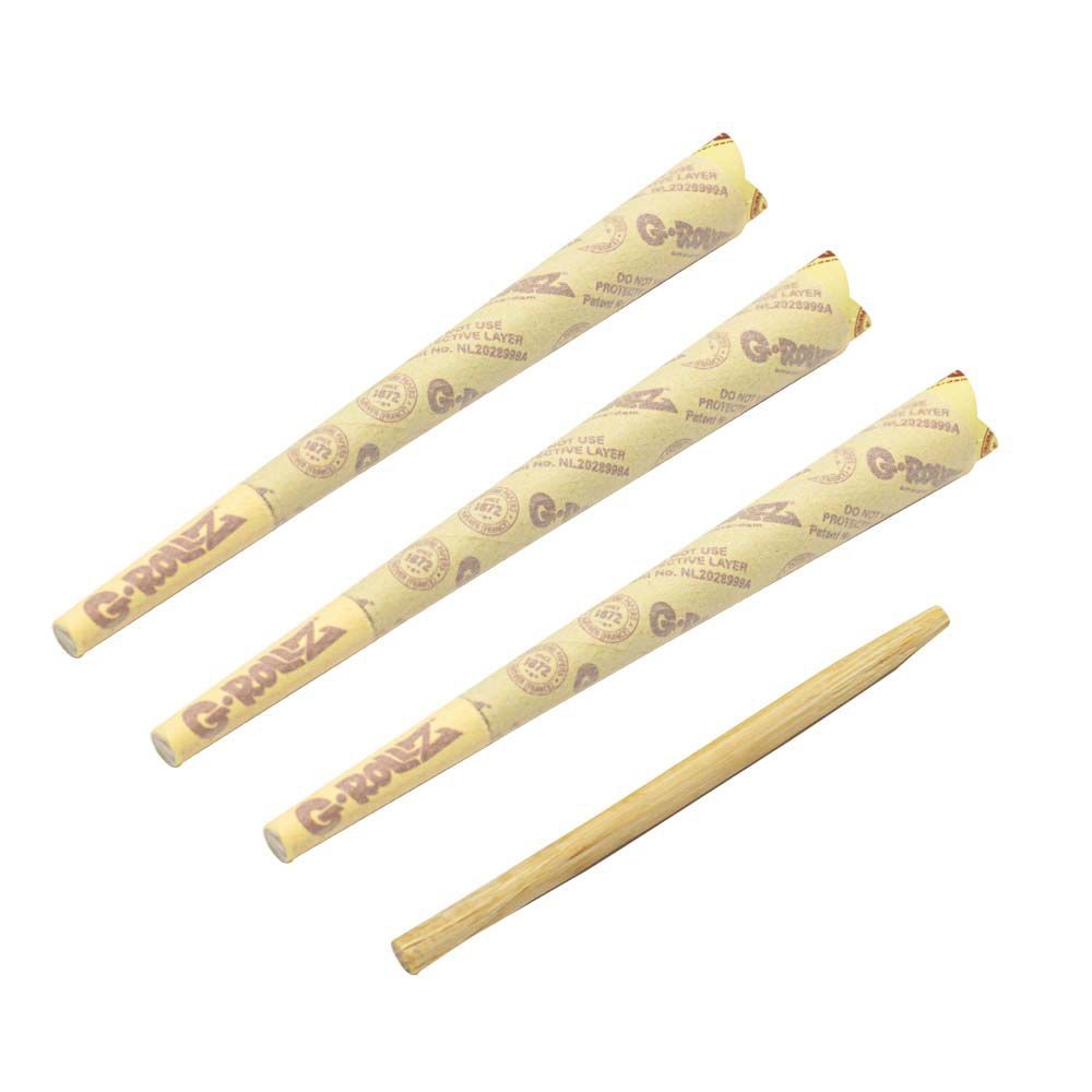 G Rollz Cheech Chong Organic Hemp Extra Thin King Size Cones In Each Pack Cc Ka